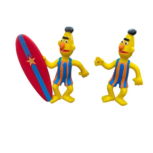 Applause Surfin' Bert Sesame Street Figure 2pcs Muppets - Picture 1 of 6